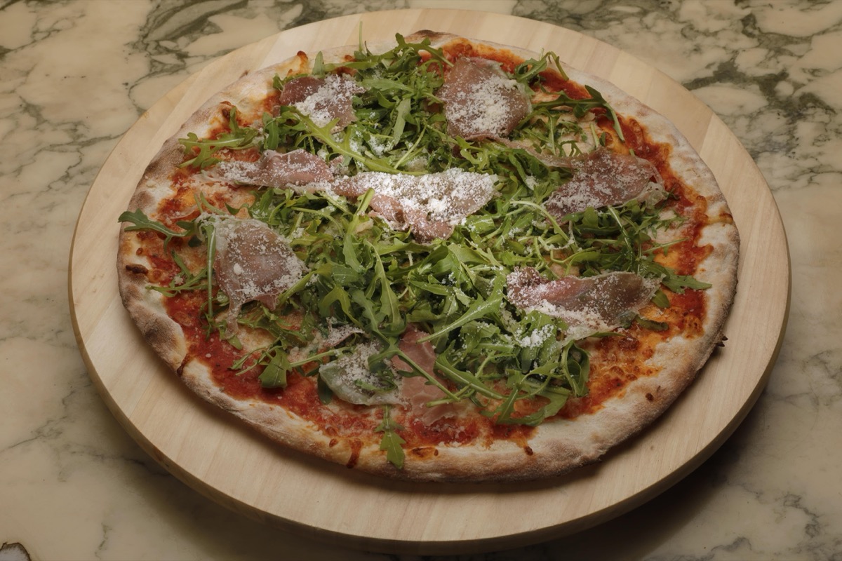 Pizza con Parma e Rucola