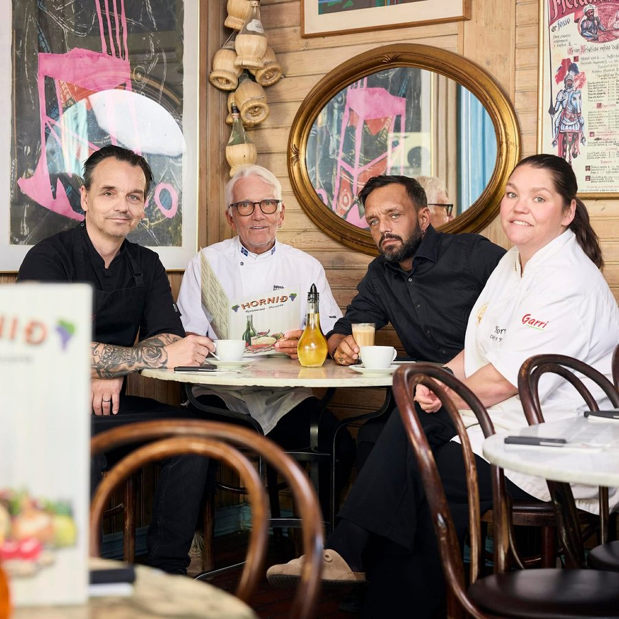 Hornid restaurant exterior, Hafnarstraeti 15 Reykjavik